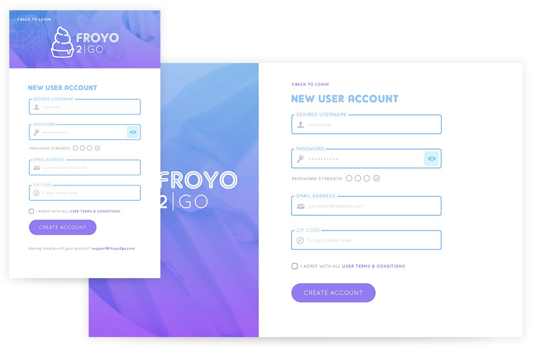 FroYo2Go Signup