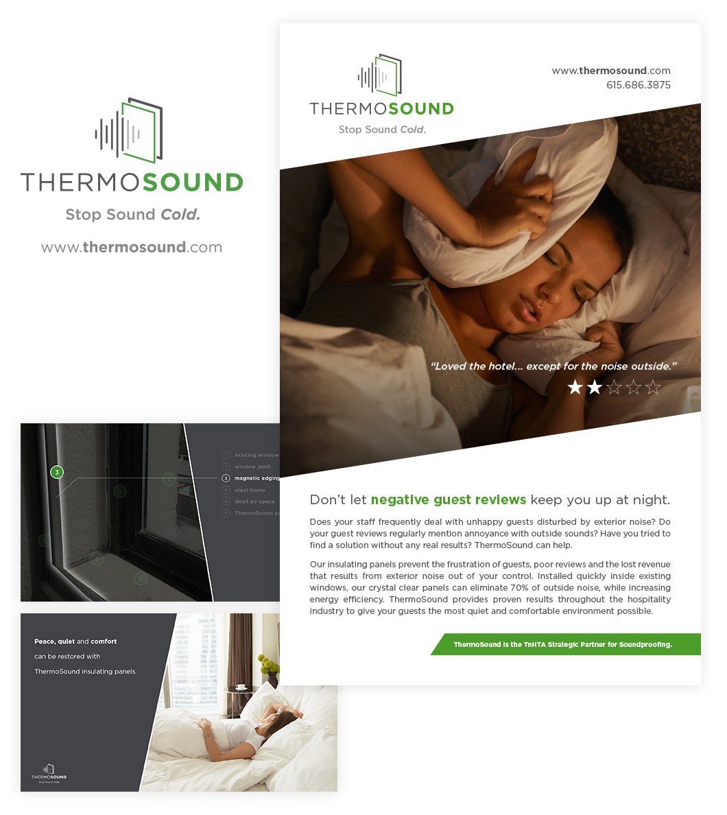 Thermosound logo & marketing items