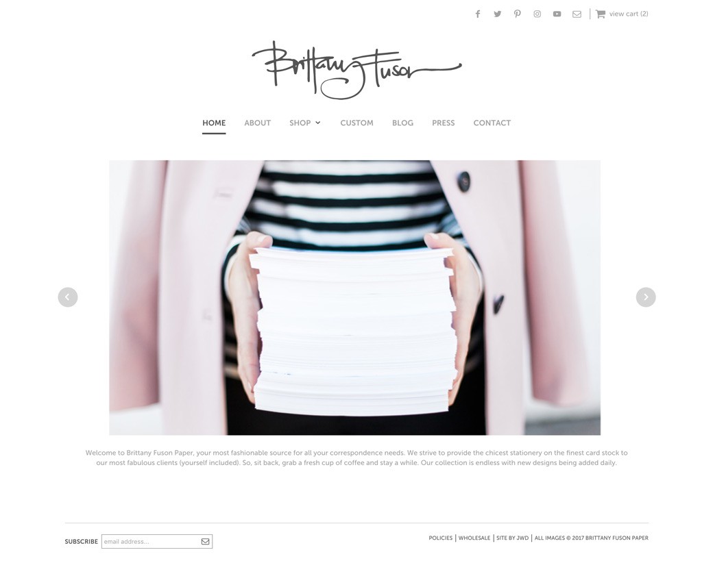 Brittany Fuson website